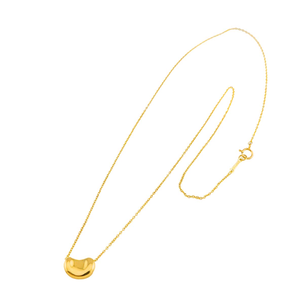 Bean Necklace 18K Yellow Gold 750