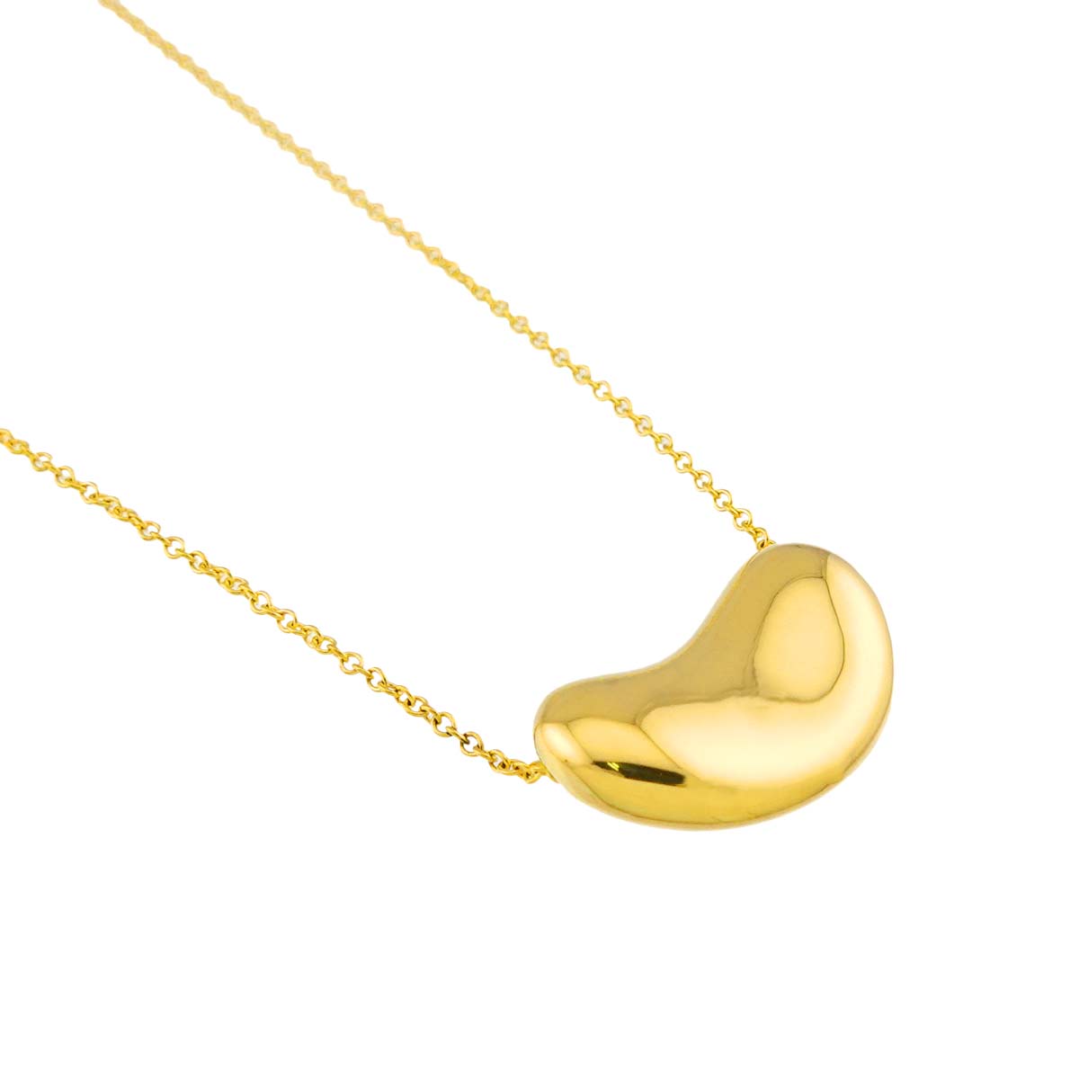 Bean Necklace 18K Yellow Gold 750