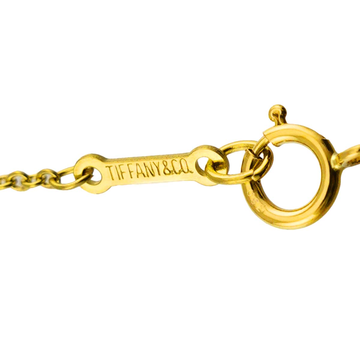Bean Necklace 18K Yellow Gold 750