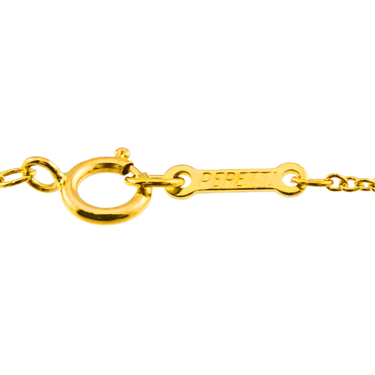 Bean Necklace 18K Yellow Gold 750