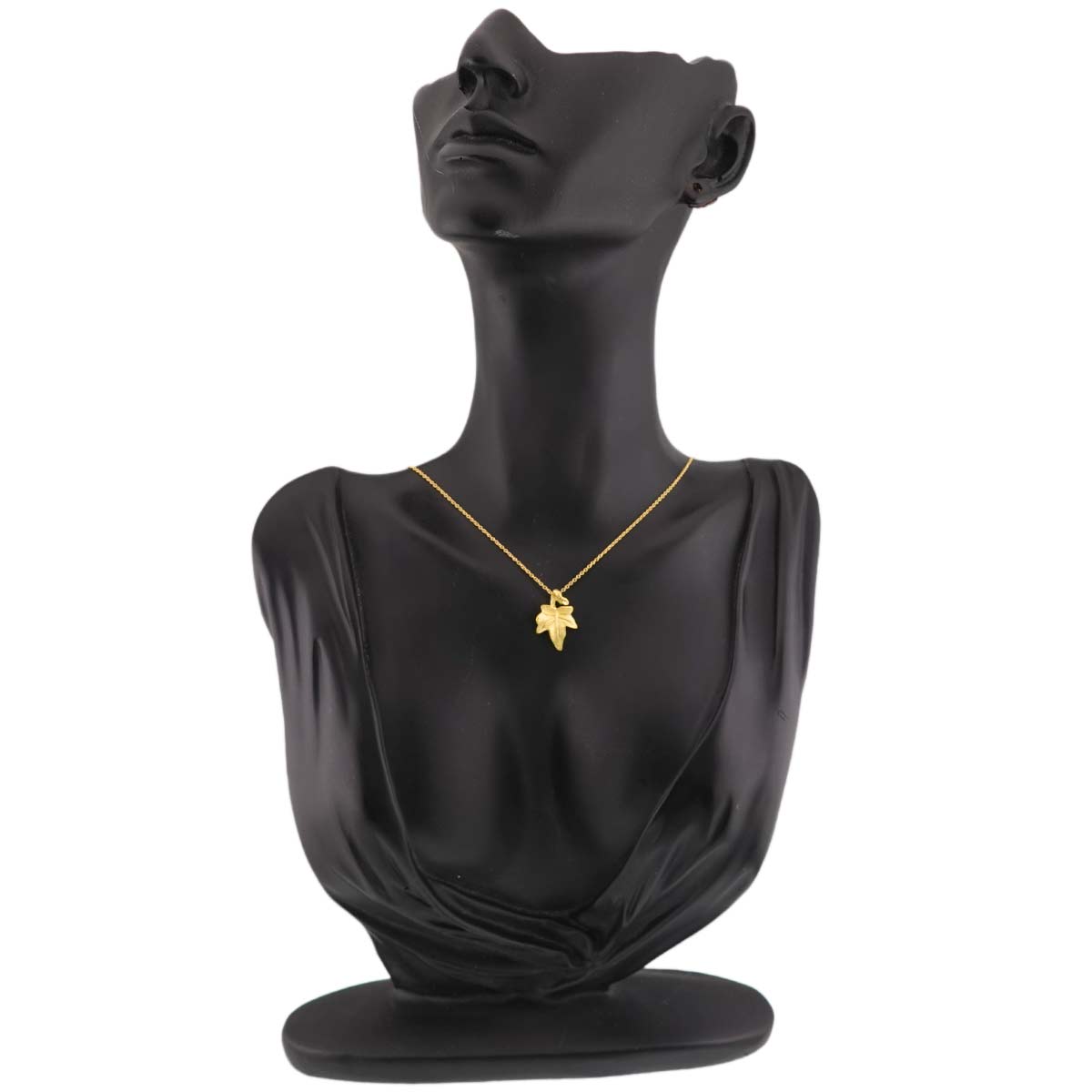 Leaf Motif Necklace 18K Yellow Gold 750