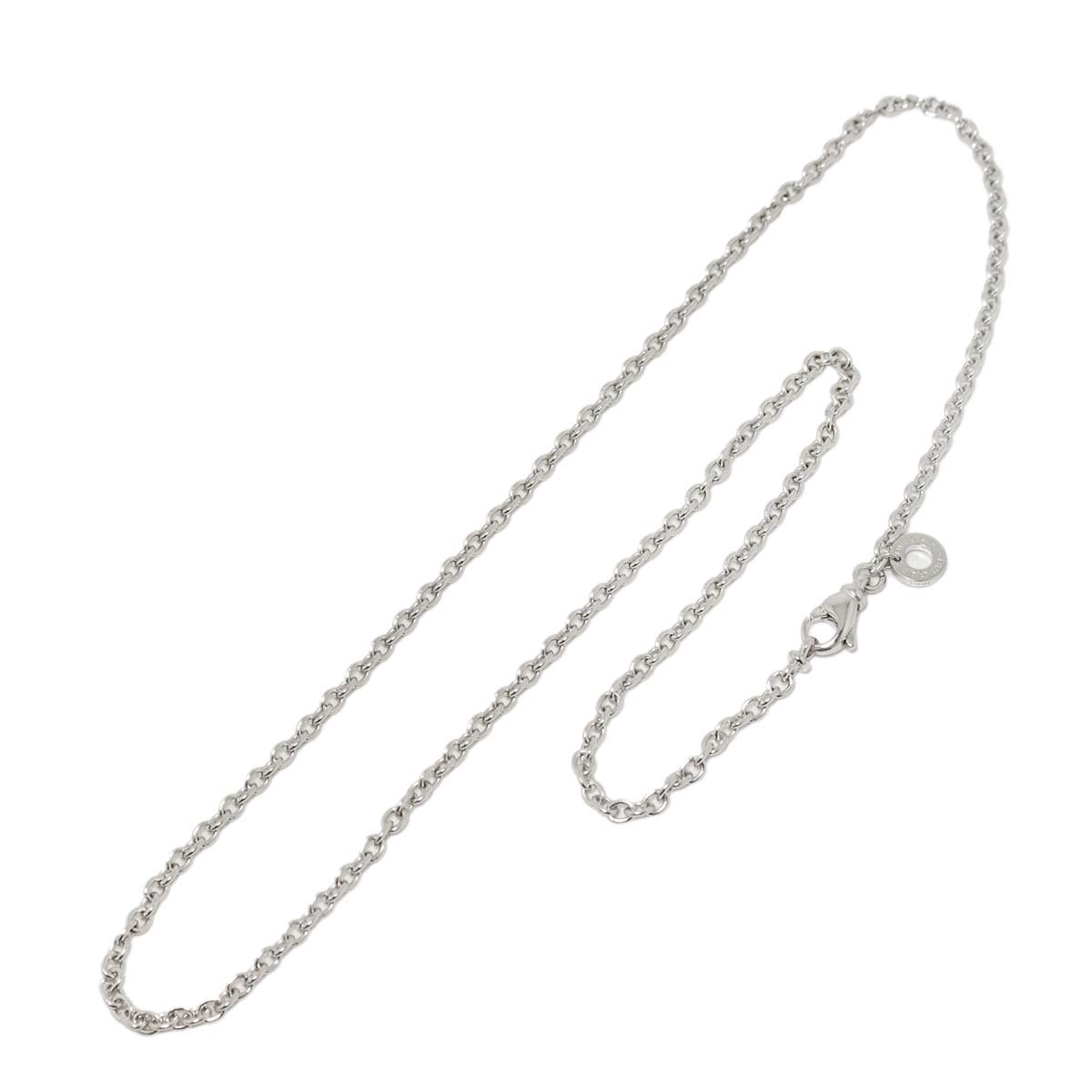 Chain Necklace 18K White Gold 750