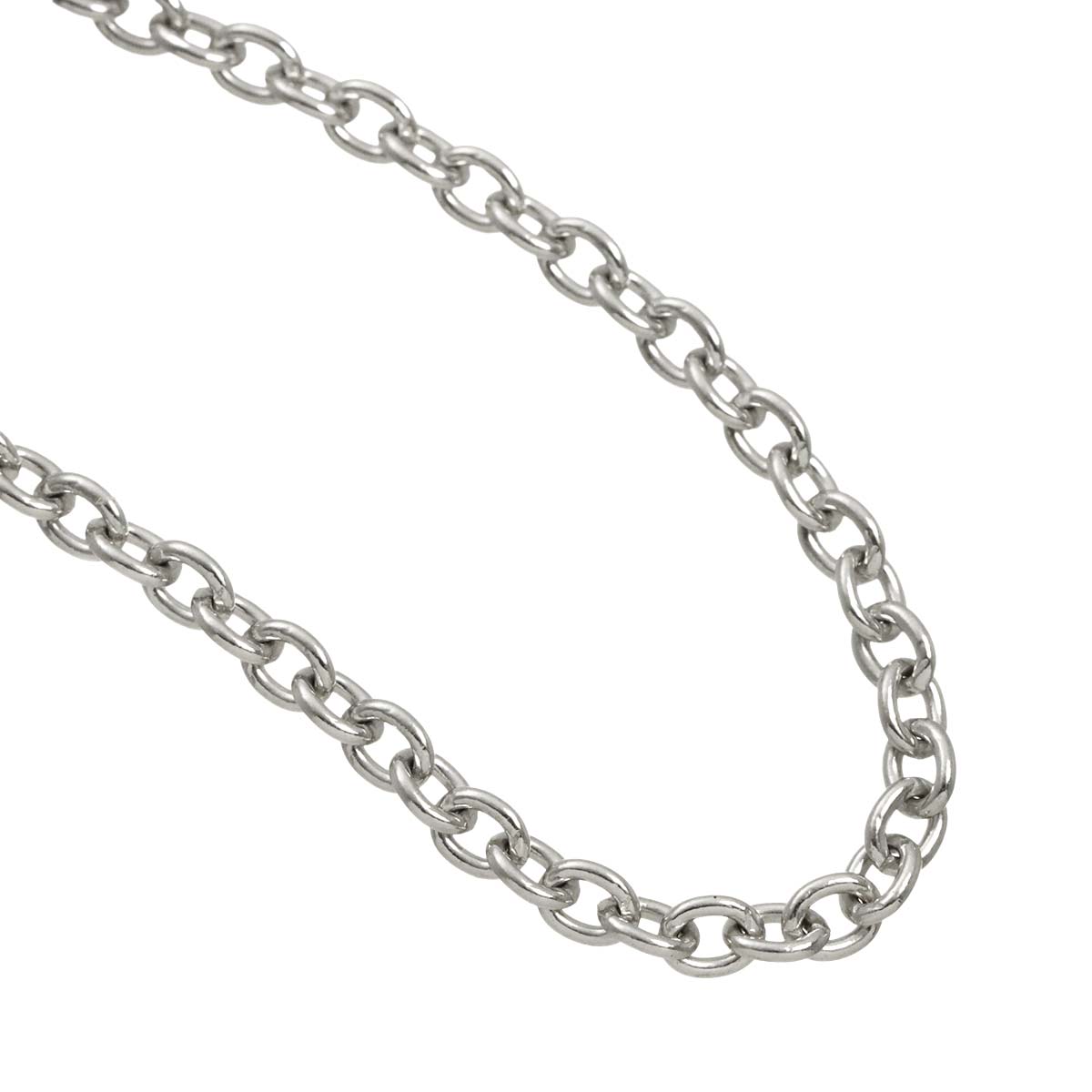 Chain Necklace 18K White Gold 750