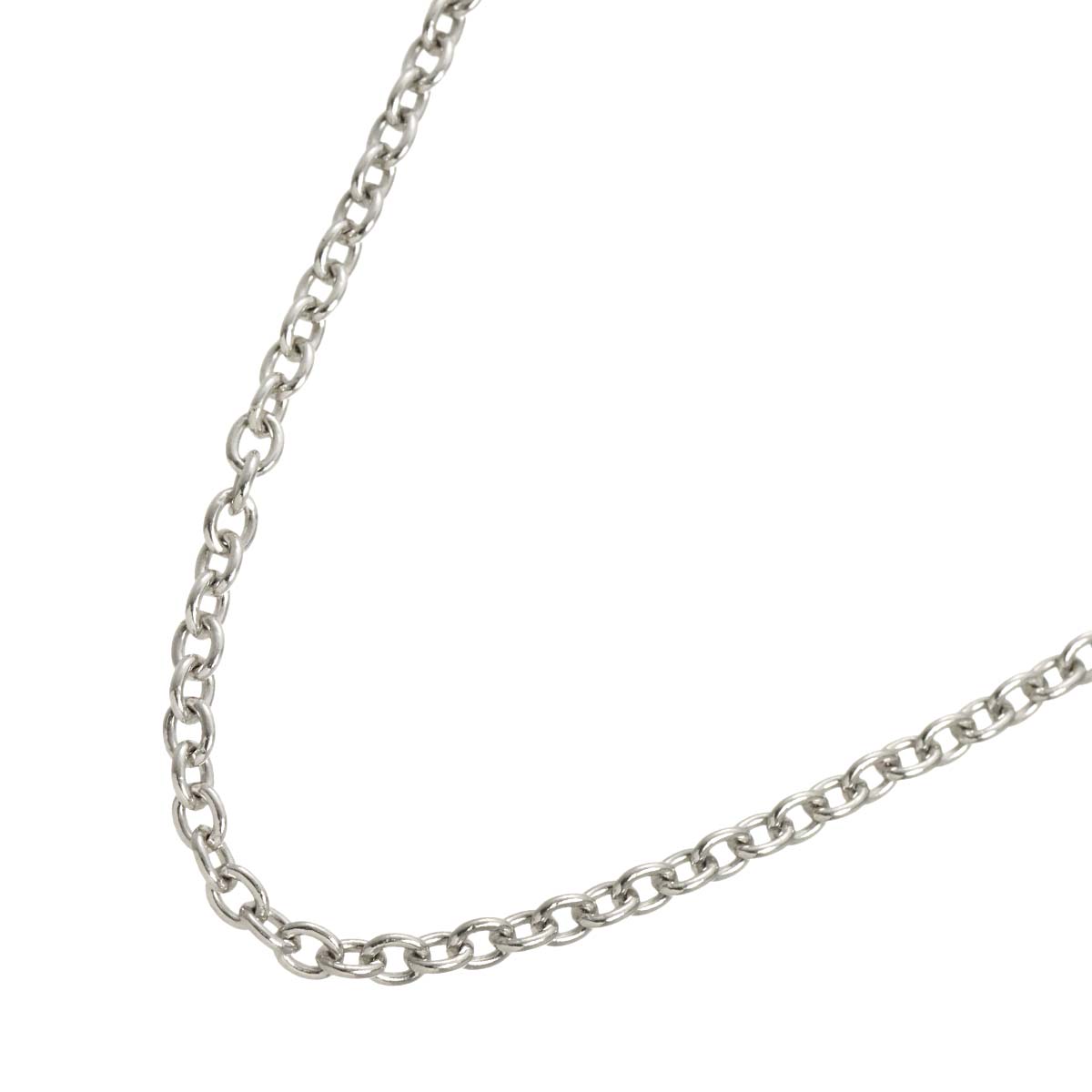 Chain Necklace 18K White Gold 750