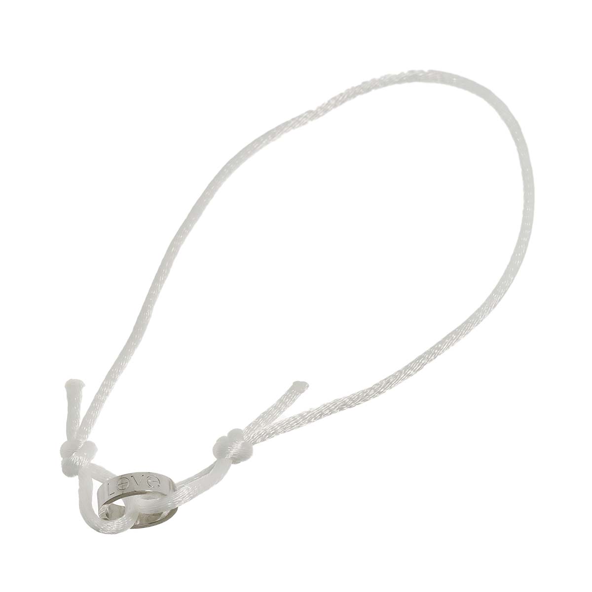 Love Charity Bracelet 18K White Gold 750