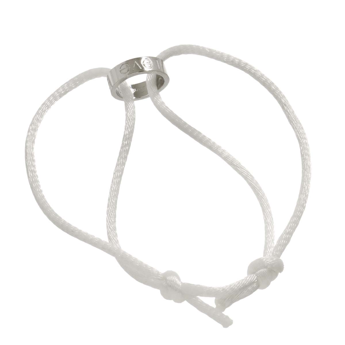 Love Charity Bracelet 18K White Gold 750