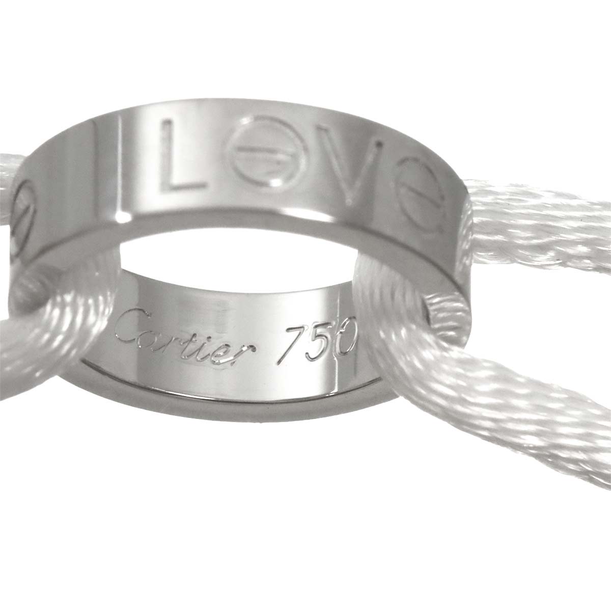 Love Charity Bracelet 18K White Gold 750