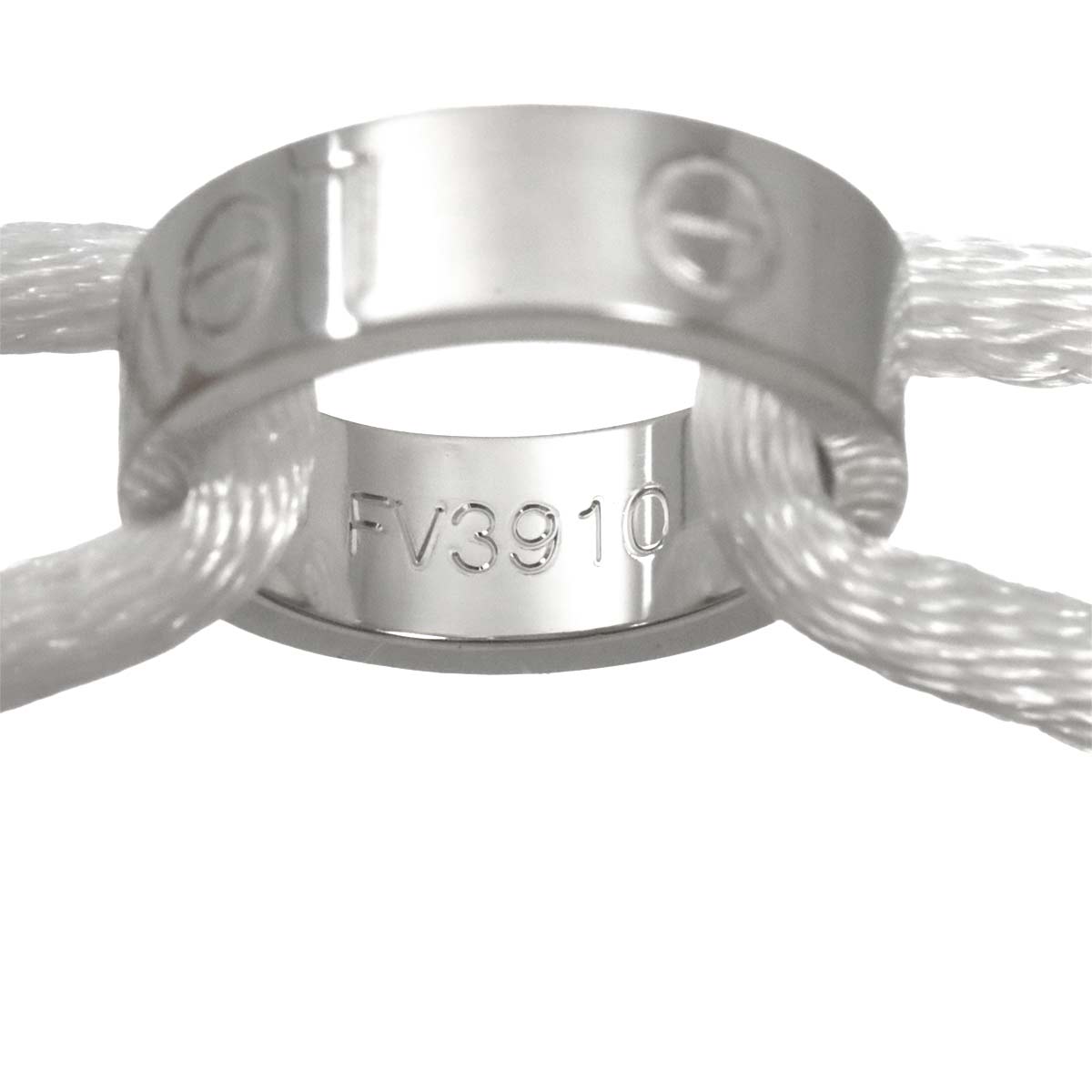 Love Charity Bracelet 18K White Gold 750