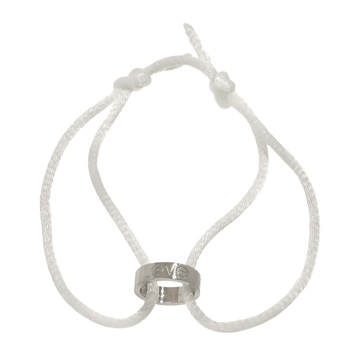 Love Charity Bracelet 18K White Gold 750