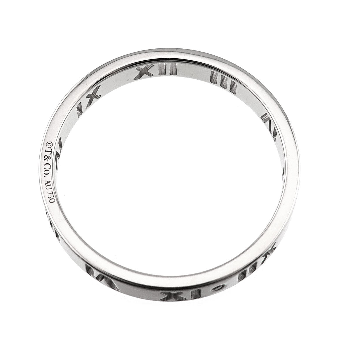 Atlas Diamond Ring 18K White Gold 750 size8.75-9(US)