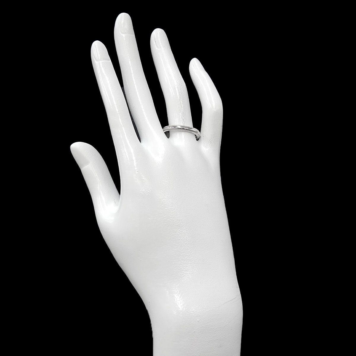 Milgrain Band Ring Pt Platinum Size8-8.25(US)