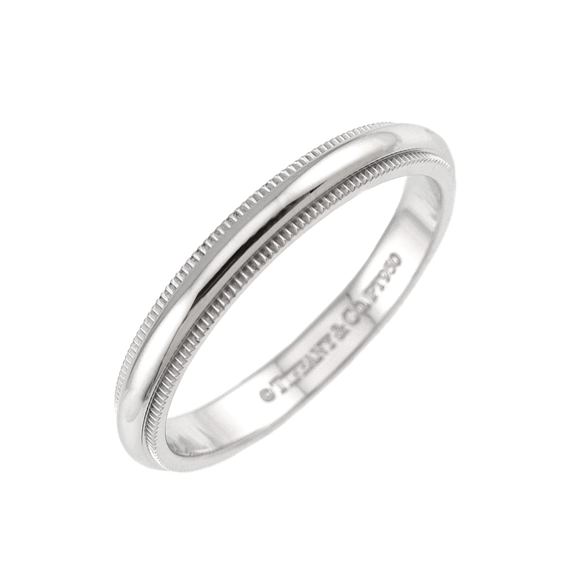 Milgrain Band Ring Pt Platinum Size8-8.25(US)
