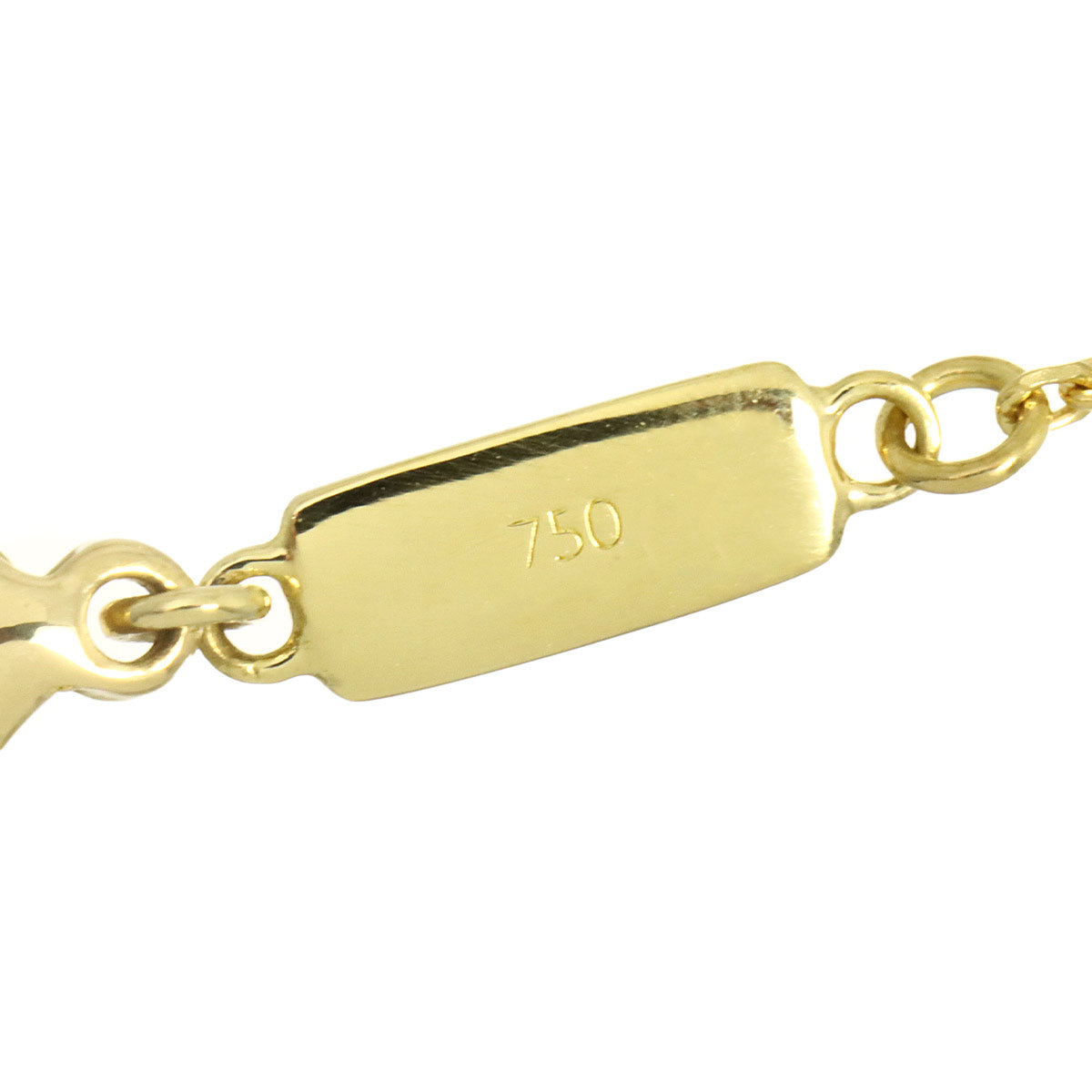 Tourmaline 2.04ct Necklace K18 Yellow Gold 750