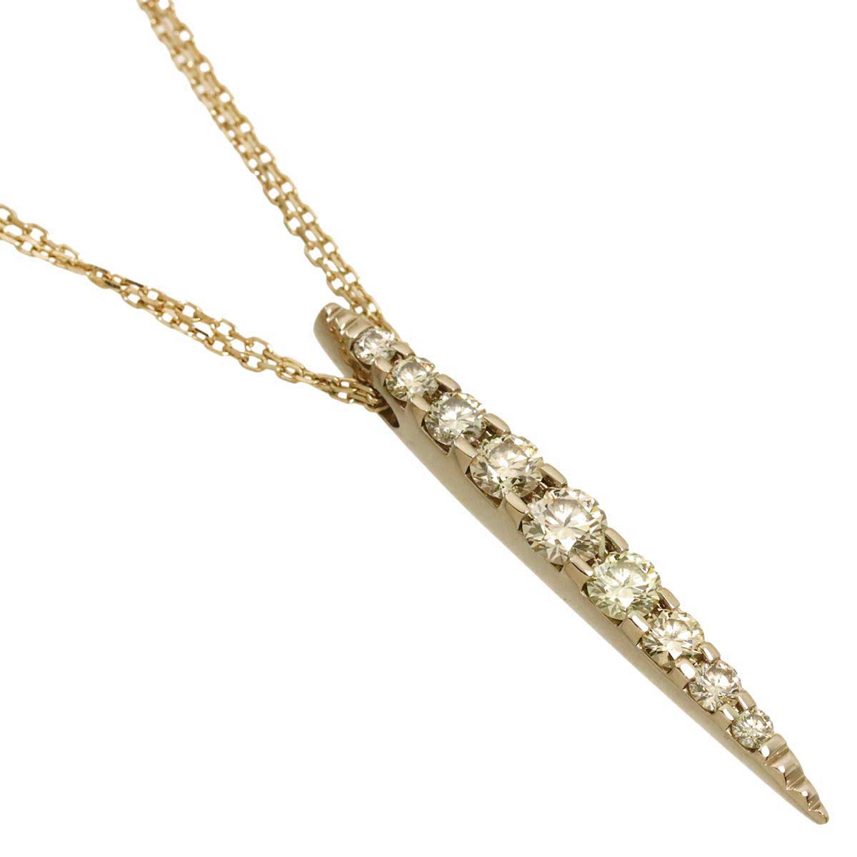 Brown Diamond 1.00ct Necklace 18K Brown Gold 750