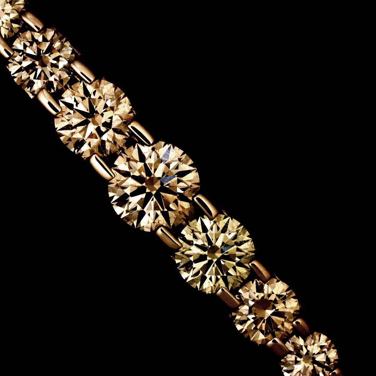 Brown Diamond 1.00ct Necklace 18K Brown Gold 750