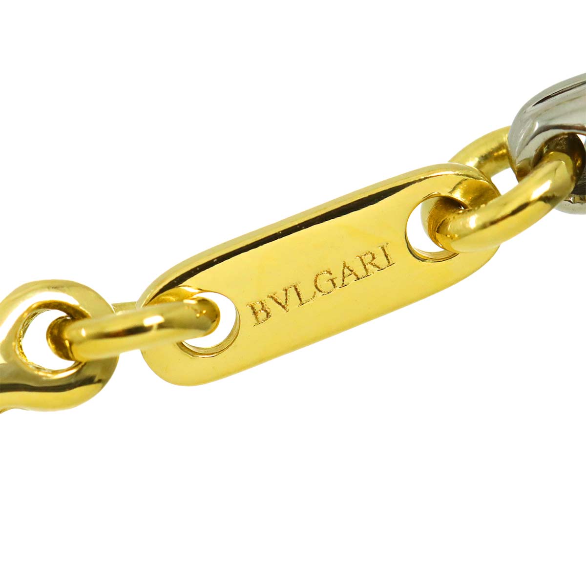 BVLGARI BVLGARI Onyx Necklace 18K YG 750 SS