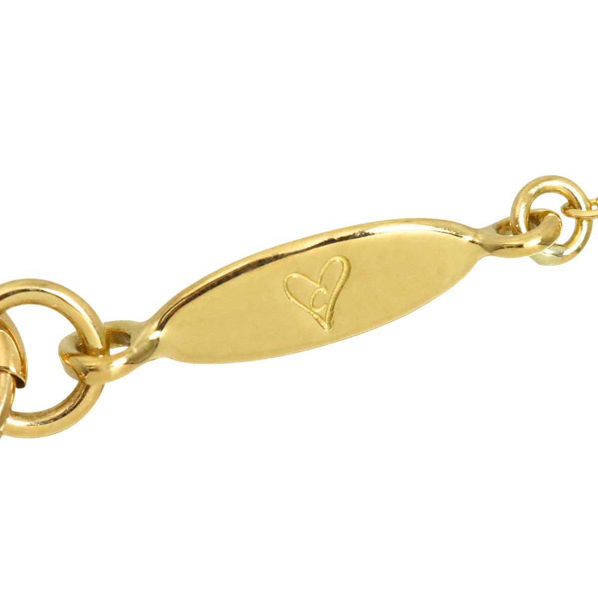 Diamond 0.06ct Necklace 18K Yellow Gold 750