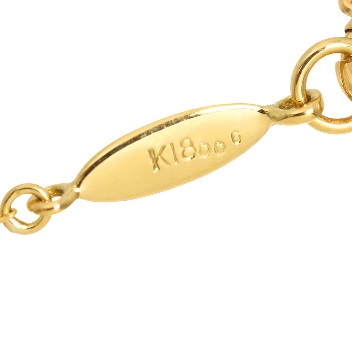 Diamond 0.06ct Necklace 18K Yellow Gold 750