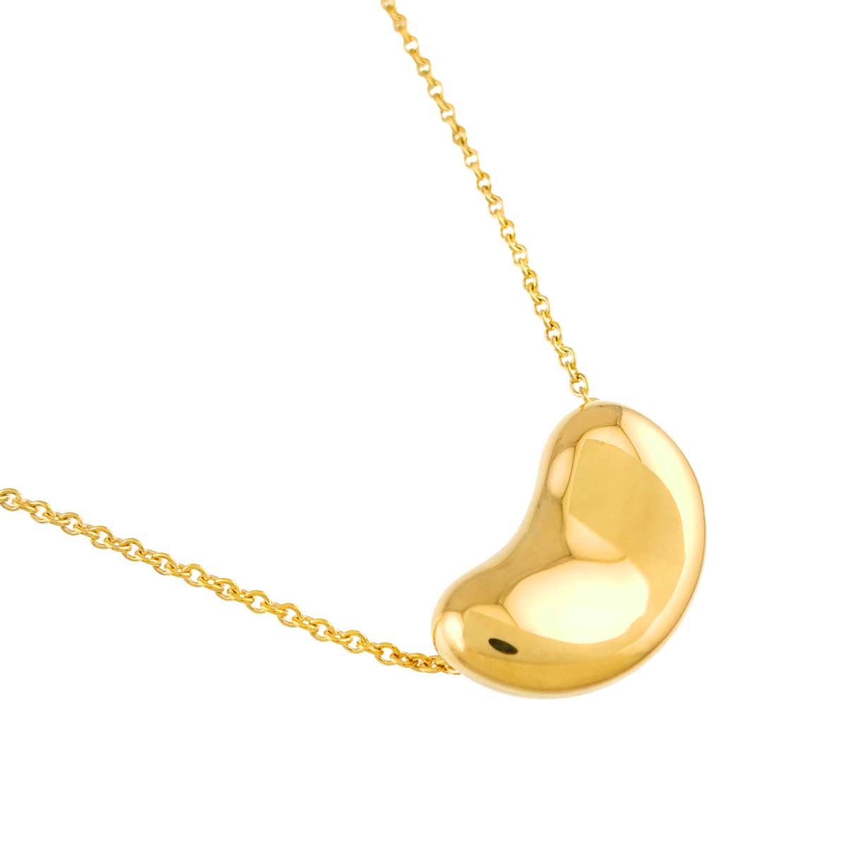 Bean Necklace 18K Yellow Gold 750