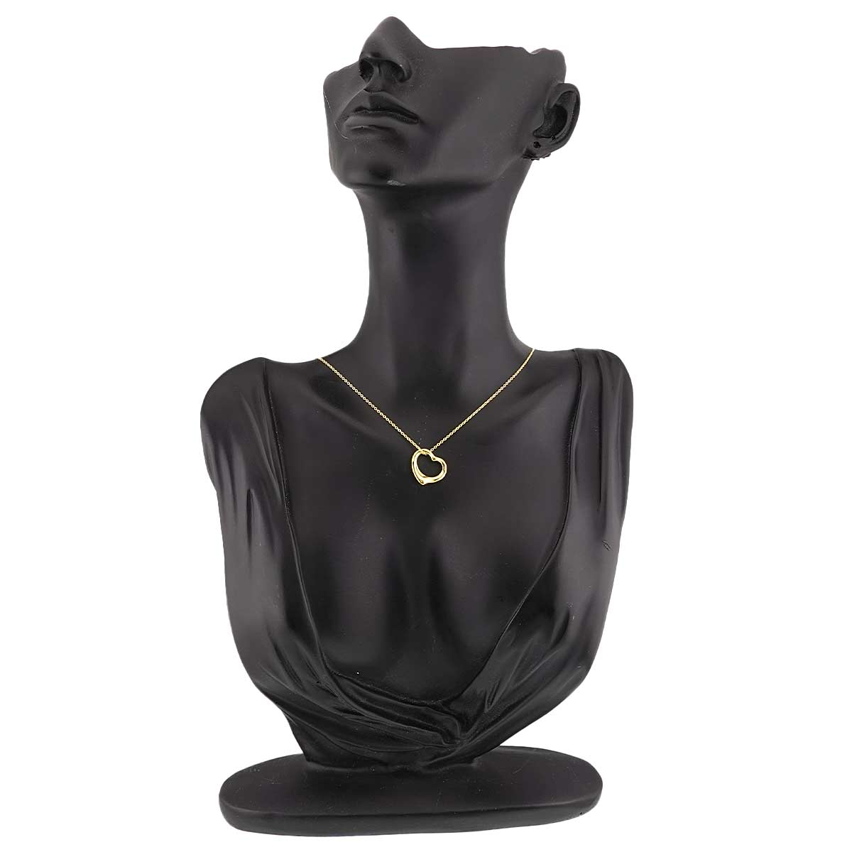 Open Heart Necklace 18K Yellow Gold 750