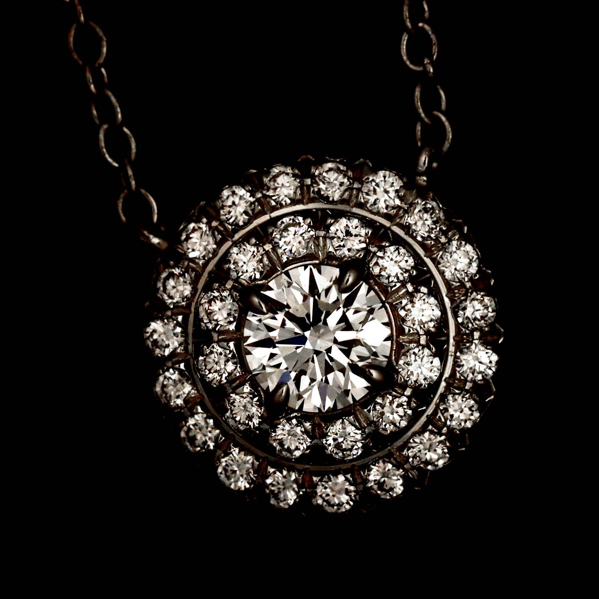 Soleste Diamond Necklace Platinum