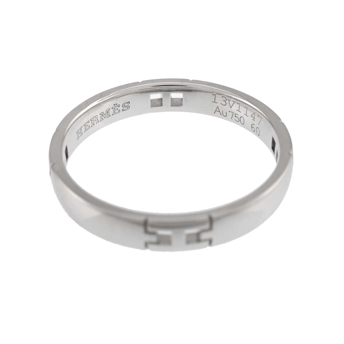 Hercules Ring 18K White Gold 750 Size60 8.75(US)