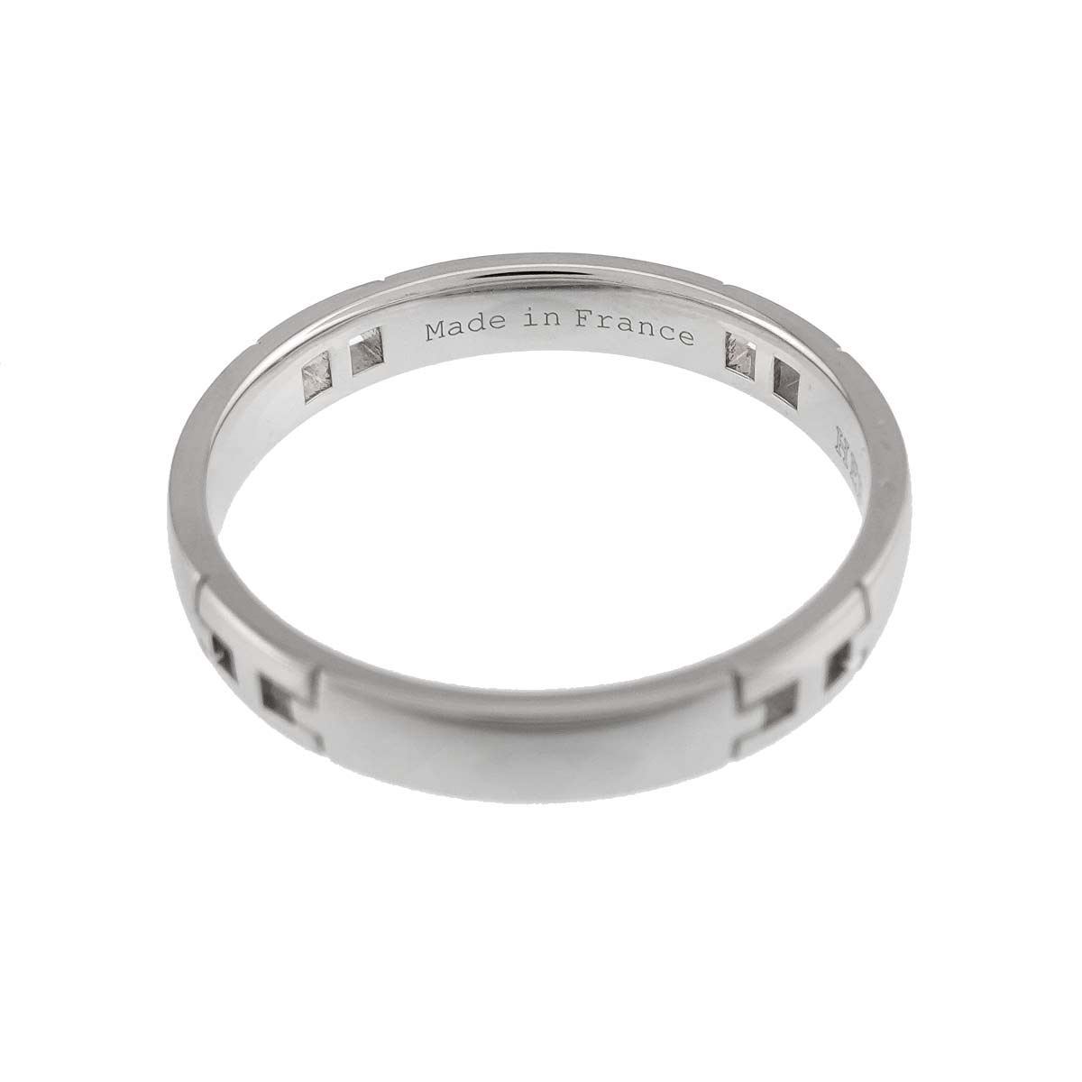 Hercules Ring 18K White Gold 750 Size60 8.75(US)