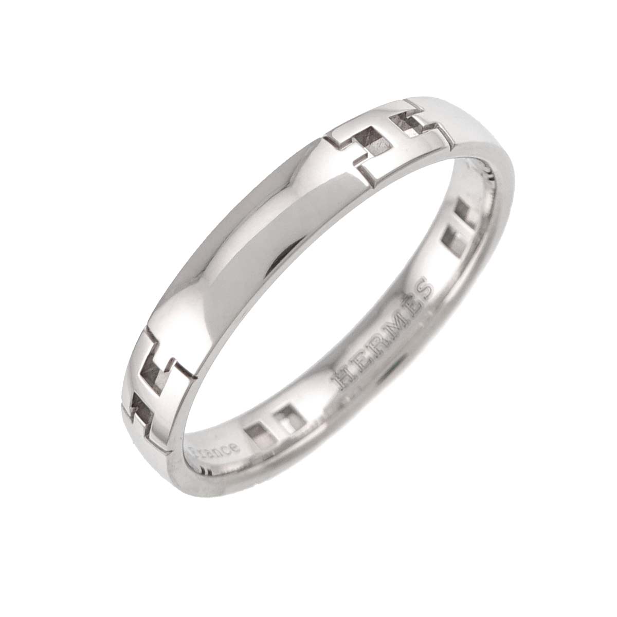 Hercules Ring 18K White Gold 750 Size60 8.75(US)