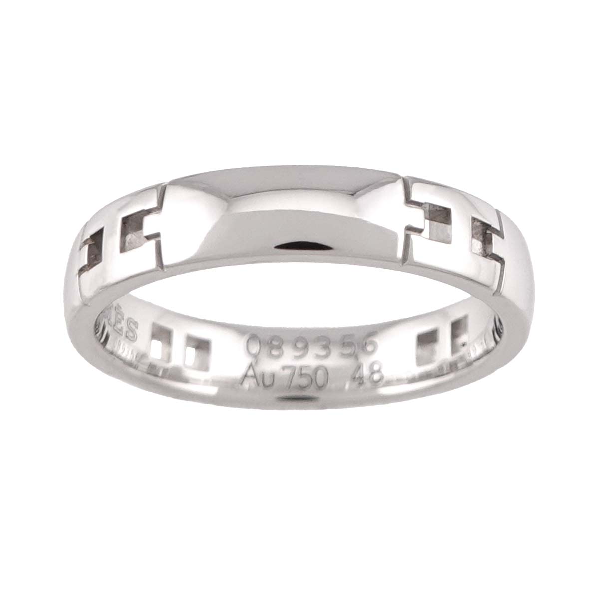 Hercules Ring 18K White Gold 750 Size48 4.5(US)