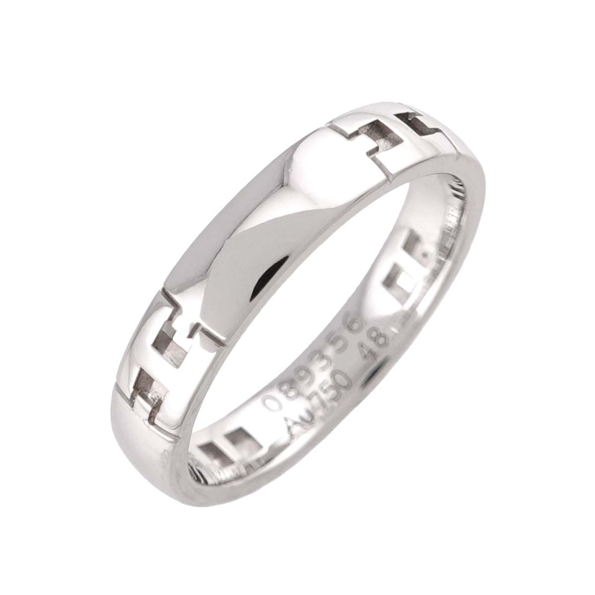 Hercules Ring 18K White Gold 750 Size48 4.5(US)