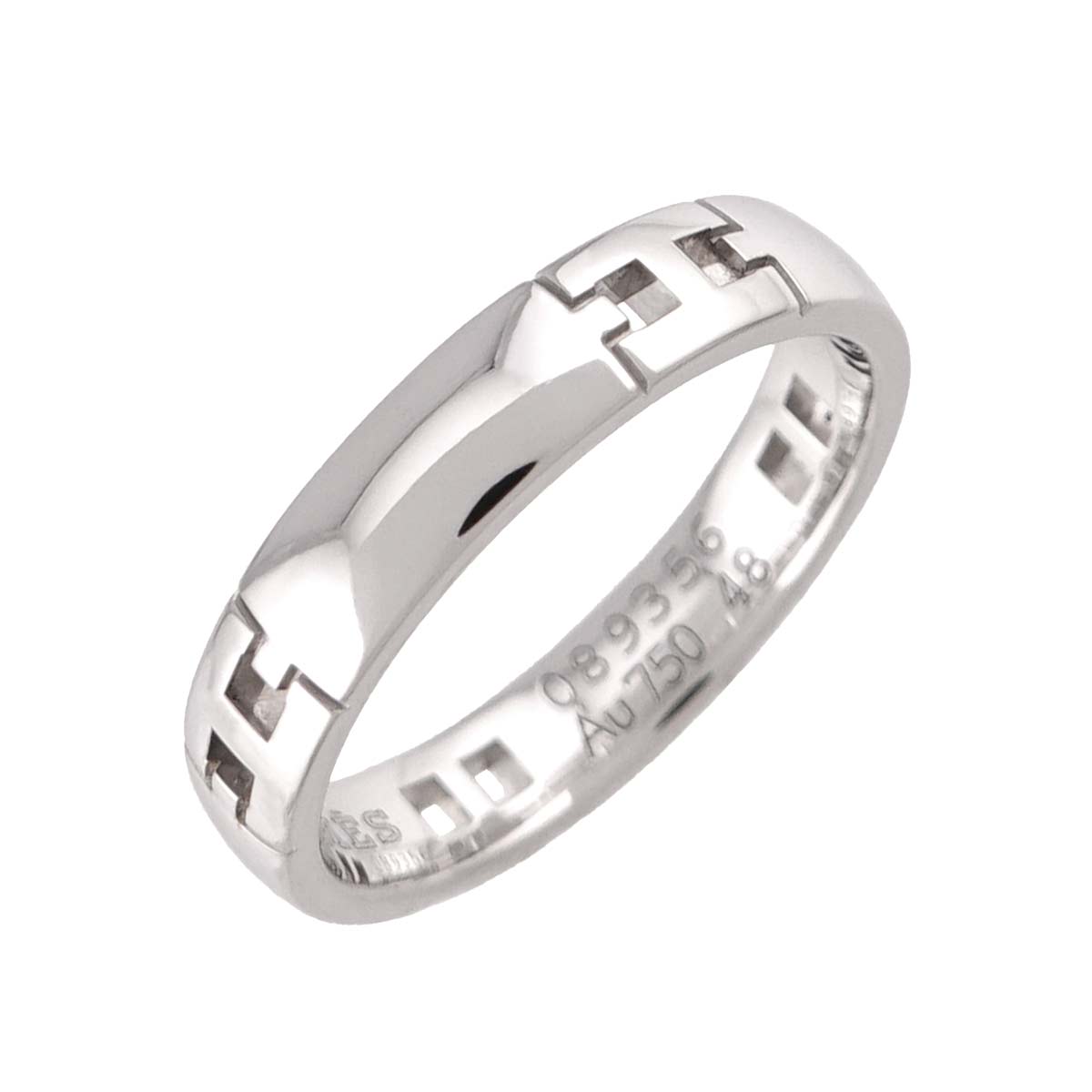 Hercules Ring 18K White Gold 750 Size48 4.5(US)