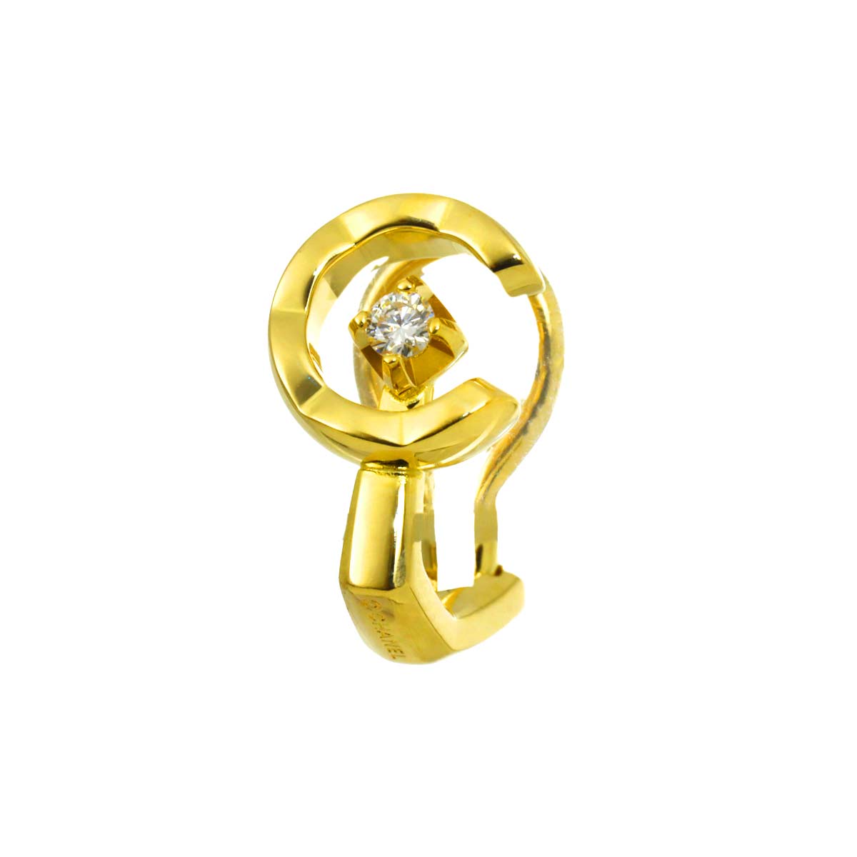 Coco Crush Diamond Earring Clip on 18K YG 750 One Piece only