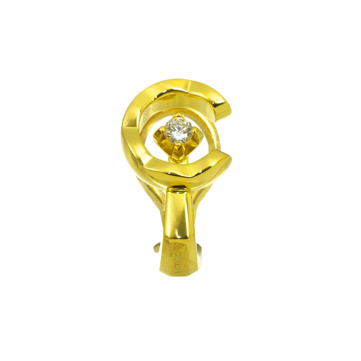 Coco Crush Diamond Earring Clip on 18K YG 750 One Piece only