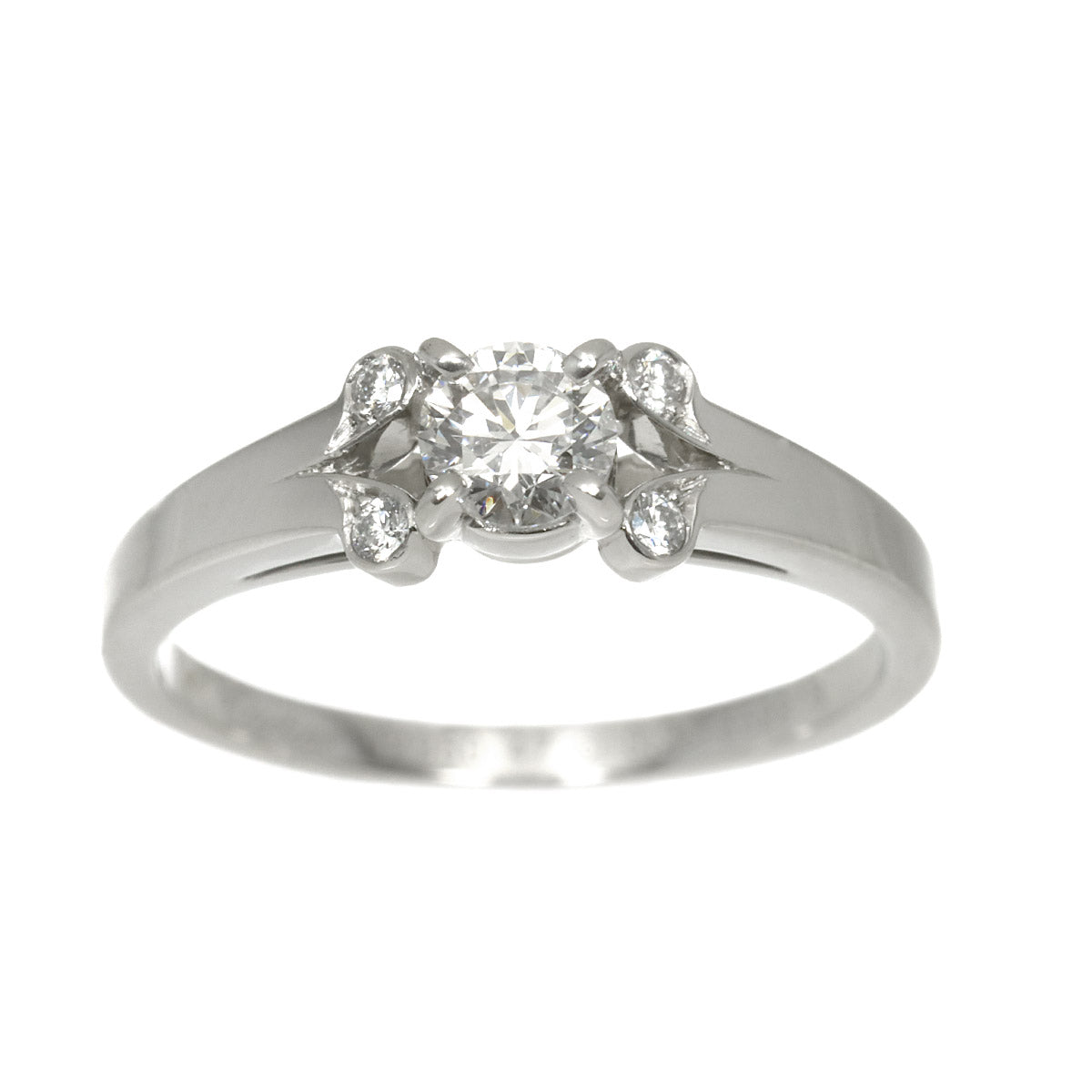 Ballerine Diamond 0.24ct Ring Pt Platinum size47 4(US)