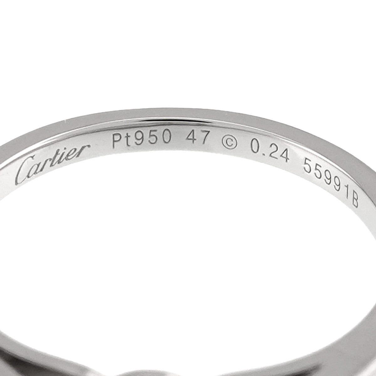 Ballerine Diamond 0.24ct Ring Pt Platinum size47 4(US)