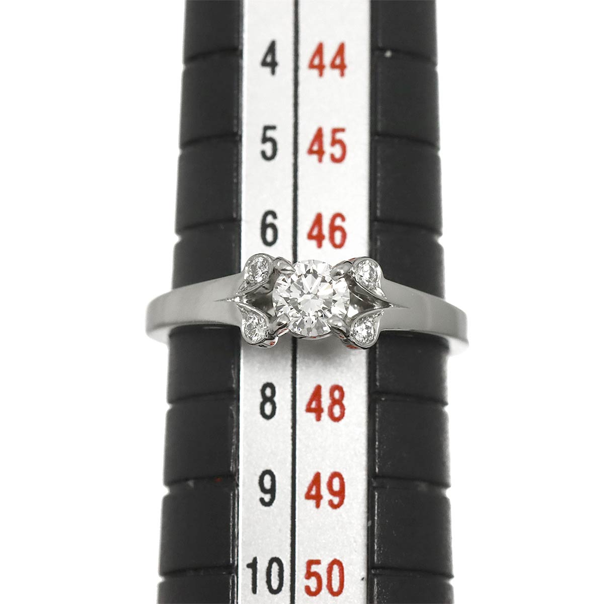 Ballerine Diamond 0.24ct Ring Pt Platinum size47 4(US)