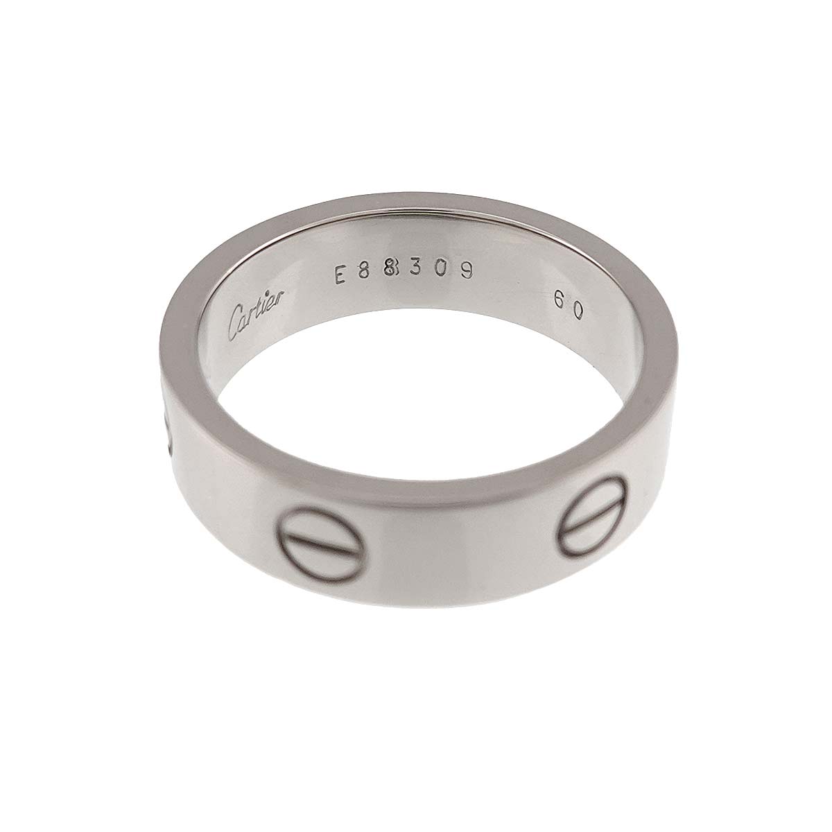 Love Ring 18K White Gold 750 size60 8.75-9(US)