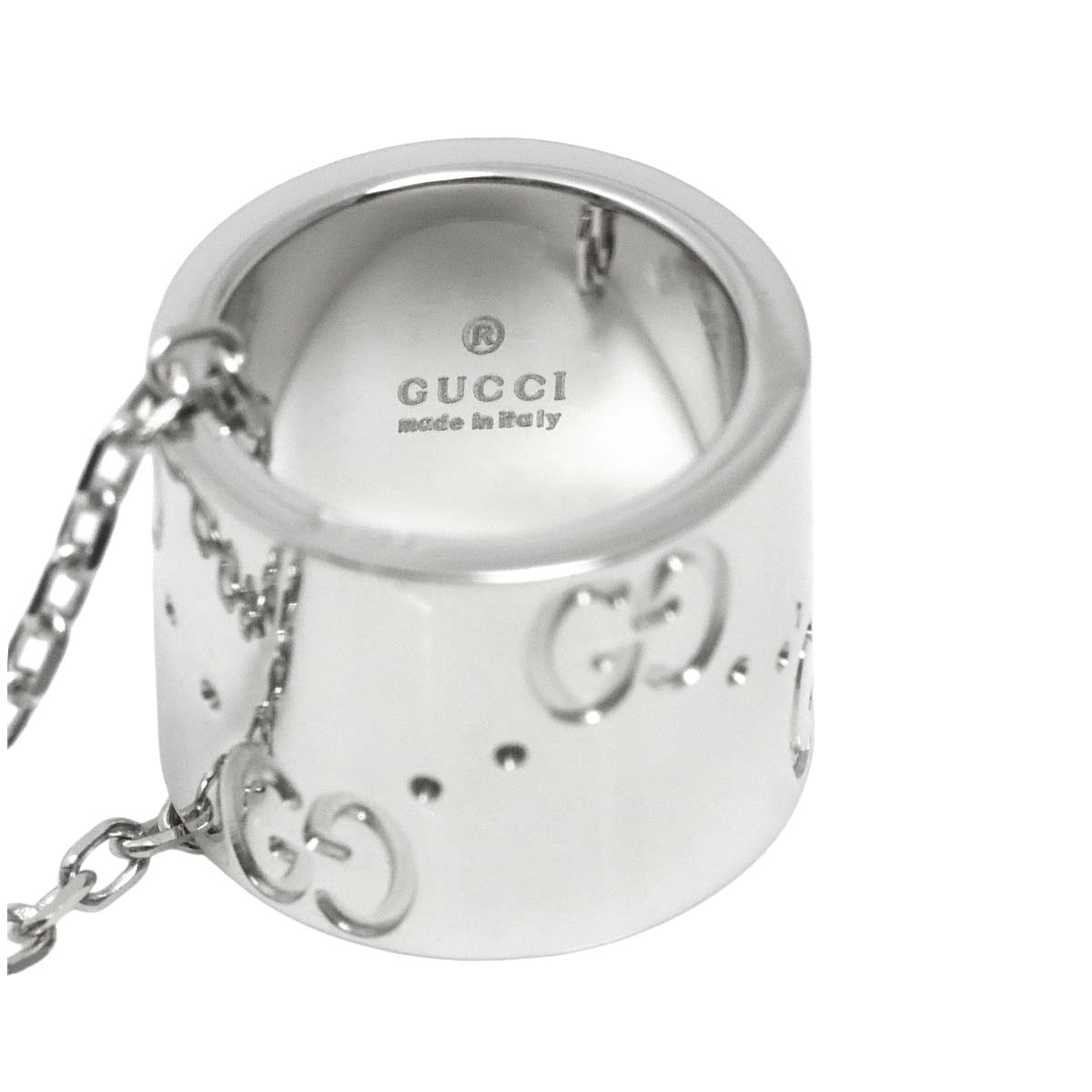Icon Necklace 18K White Gold 750