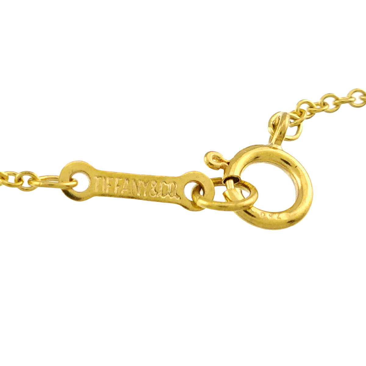 Open Heart Necklace 18K Yellow Gold 750