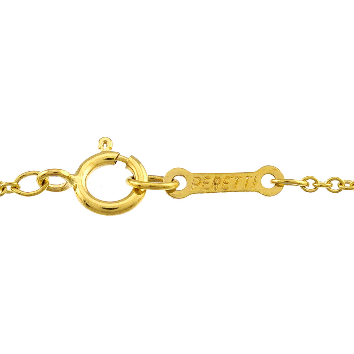 Open Heart Necklace 18K Yellow Gold 750