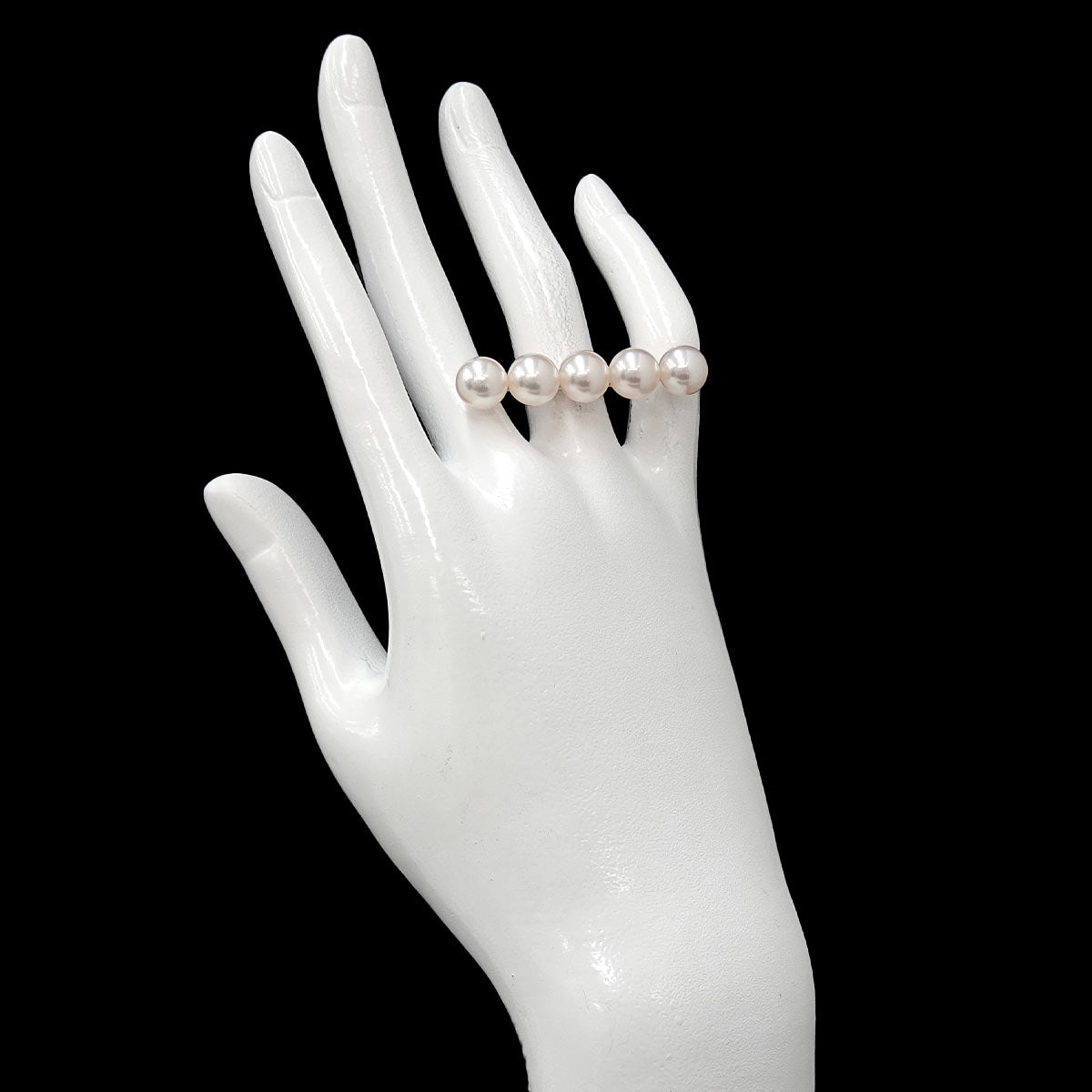 Balance Akoya Pearl 8.4-8.3mm Ring 18K PG 750 Size5.25(US)