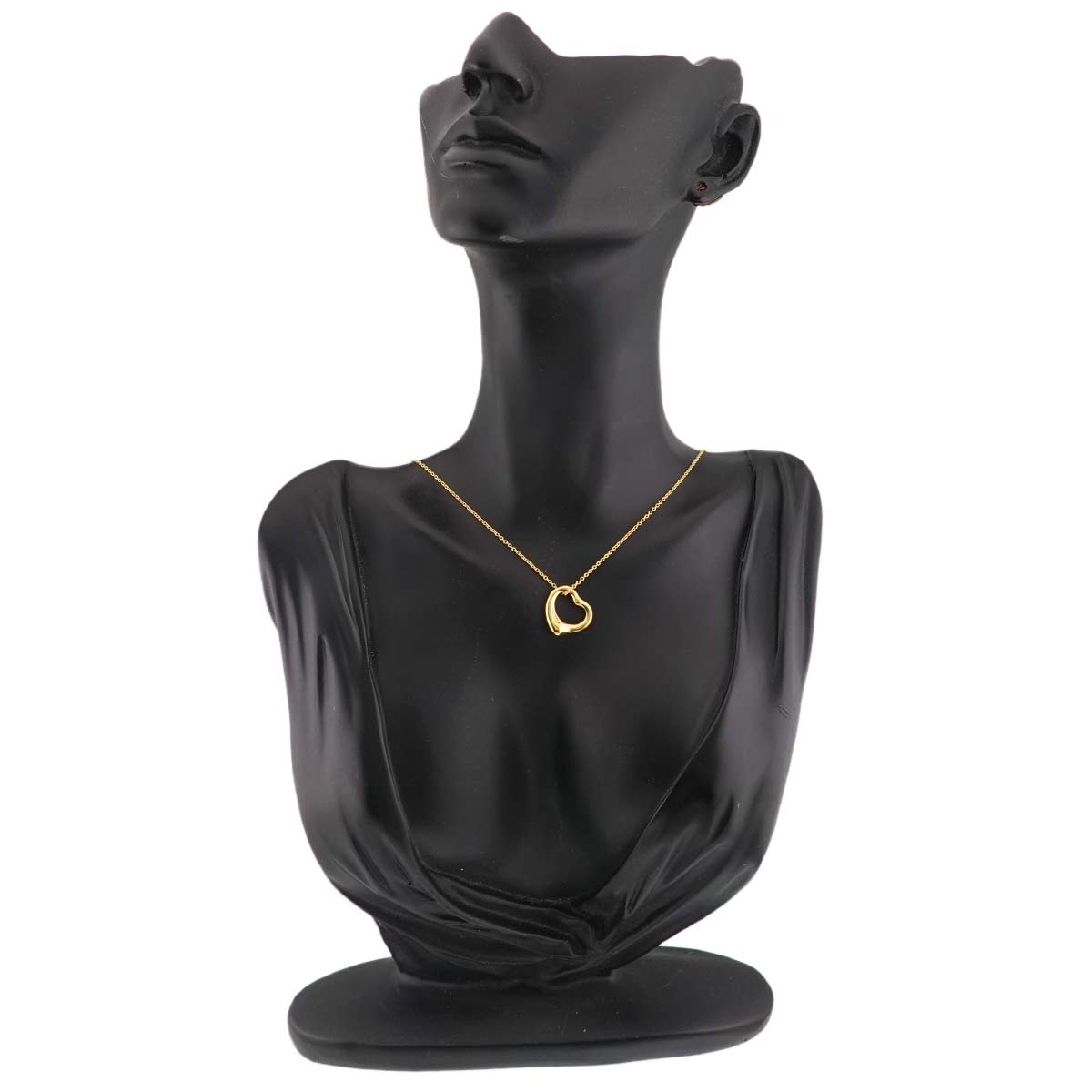 Open Heart Necklace 18K Yellow Gold 750