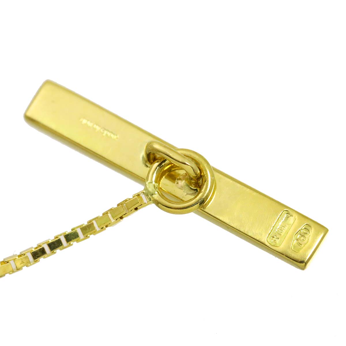 Lariat Necklace Bracelet 18K Yellow Gold 750