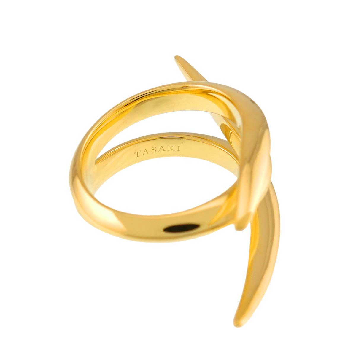 Ring 18K YG 750 Size5.5-5.75(US)
