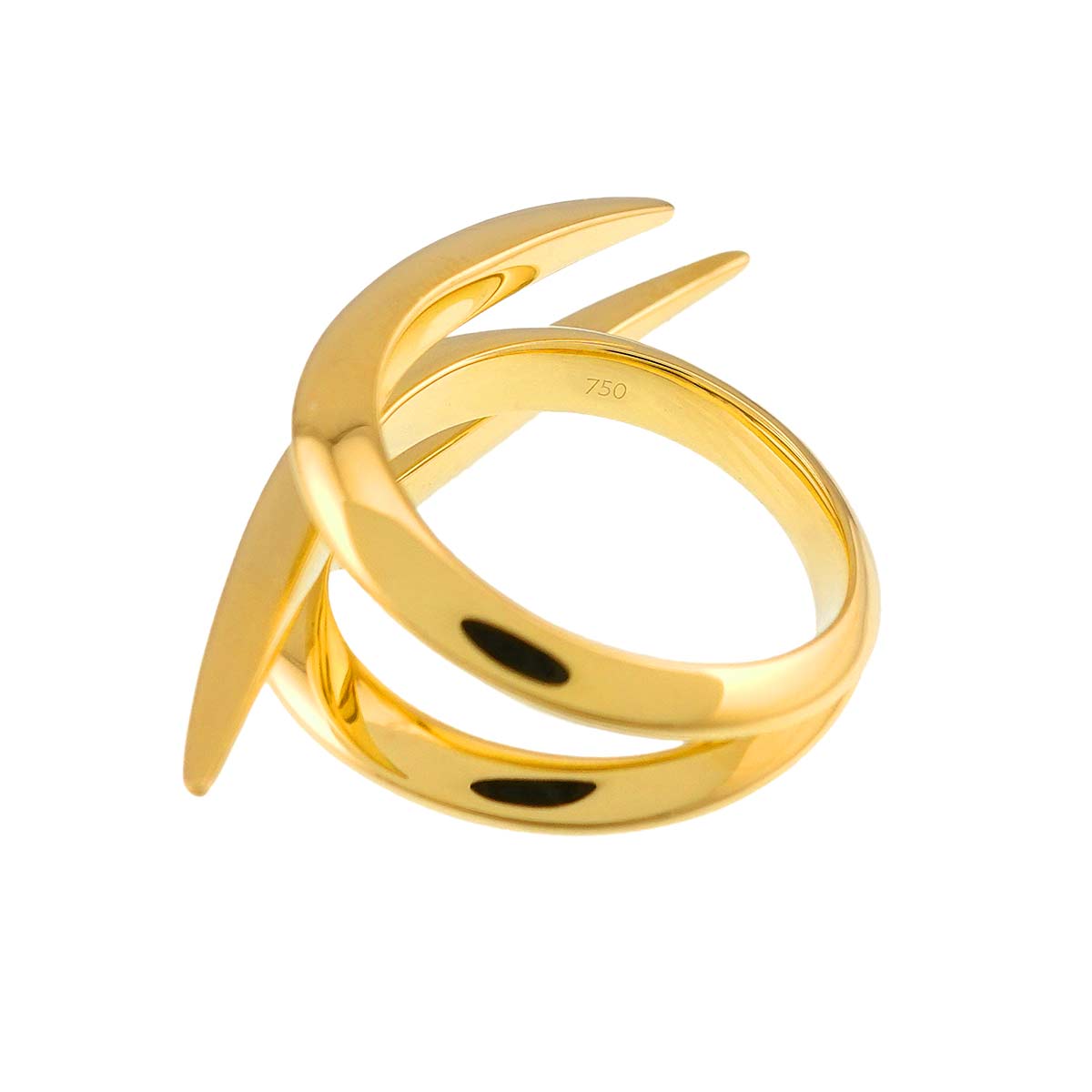 Ring 18K YG 750 Size5.5-5.75(US)