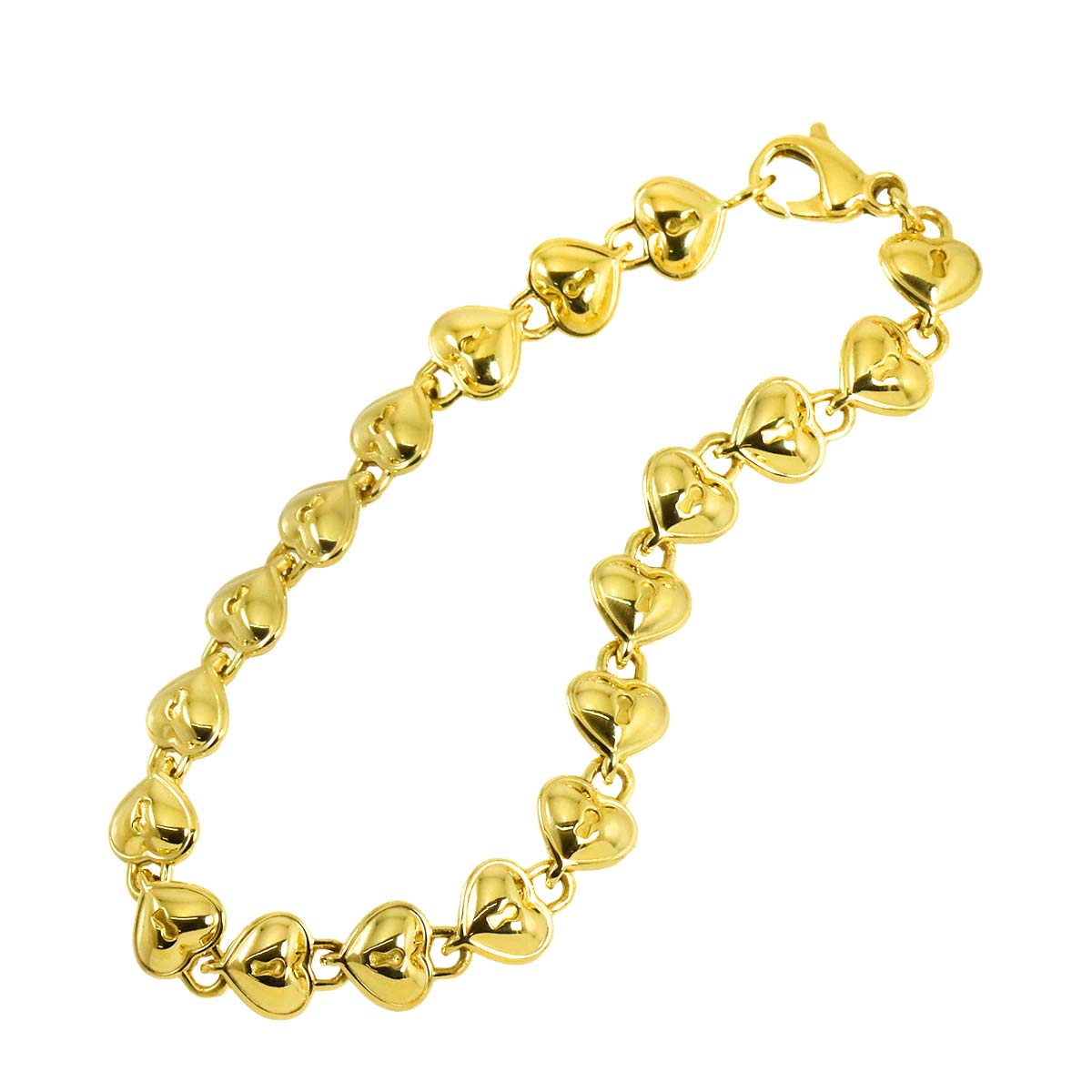 Heart Bracelet 18K Yellow Gold 750