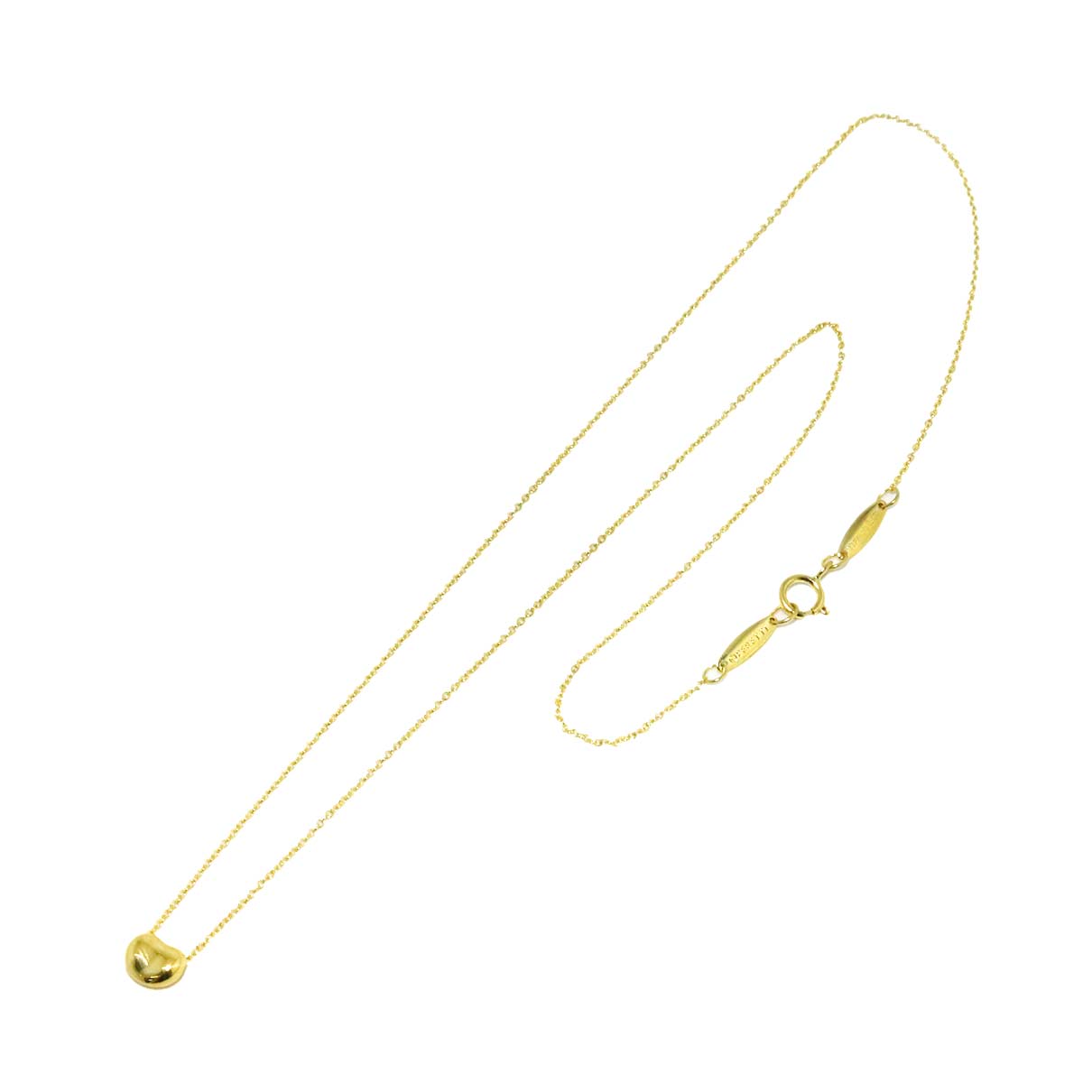 Bean Necklace 18K Yellow Gold 750