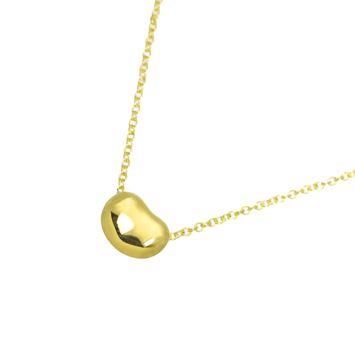 Bean Necklace 18K Yellow Gold 750