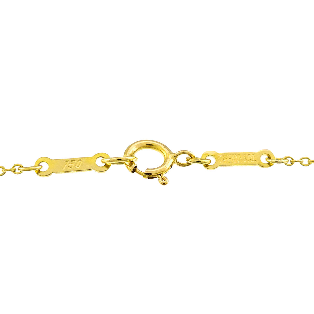 Open Heart Necklace 18K Yellow Gold 750