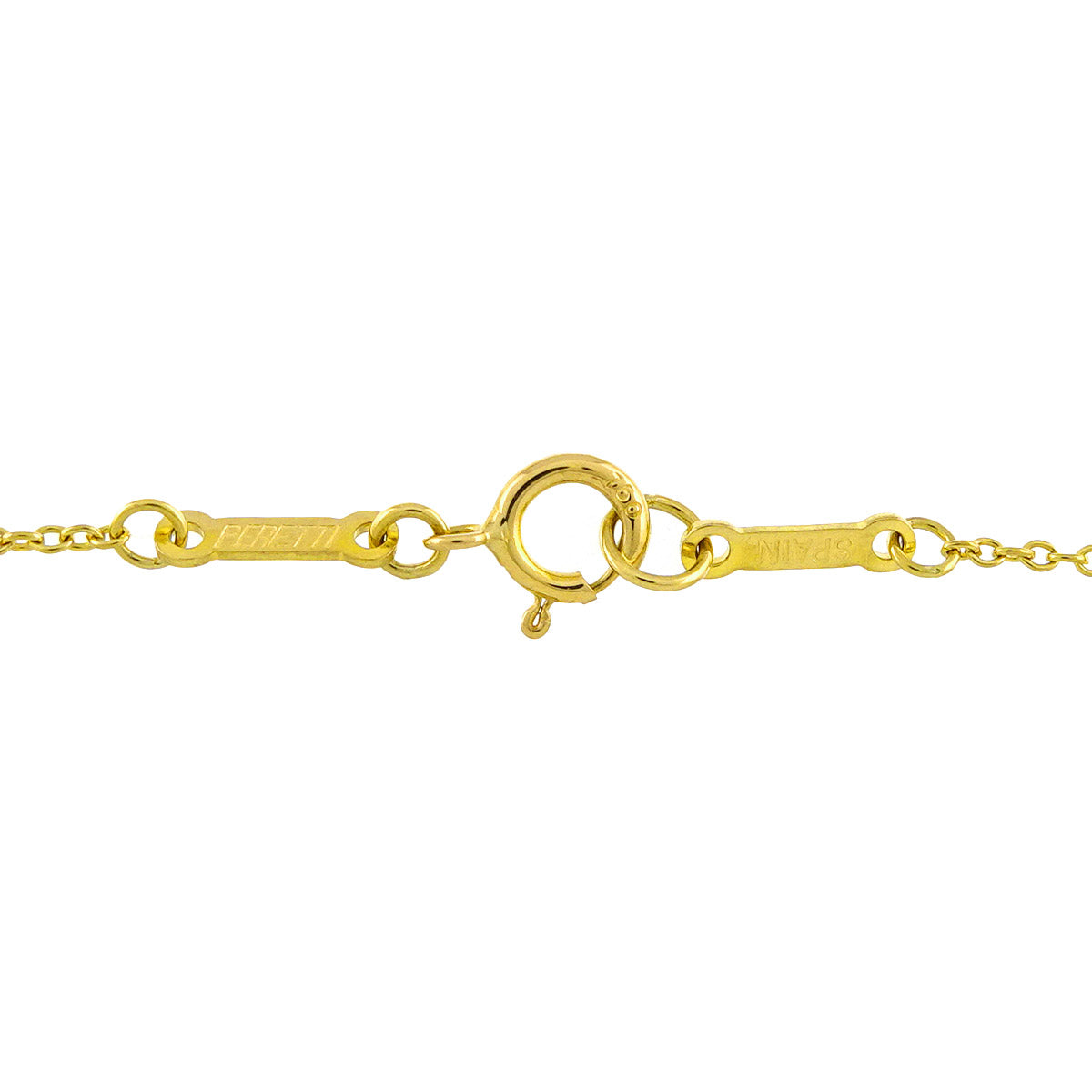Open Heart Necklace 18K Yellow Gold 750
